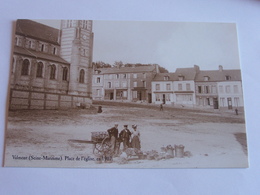 Valmont - Place De L'église, En 1907 - Reproduction - Valmont