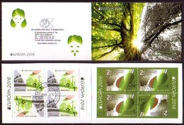 BULGARIA - 2016 - Europa-CEPT - "Pensar En Verde" - Ecologie - Booclete - Carnete - Obl. - Oblitérés