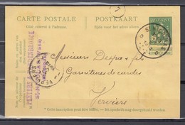 Nr 110 Op Postkaart Gestempeld Van St Nicolas D Naar Verviers - 16 Mai 1913 - 1912 Pellens