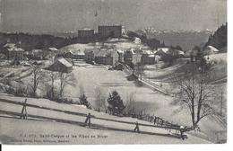 VAUD SAINT CERGUE ET LES ALPES EN HIVER - E. DURGNAT  Et  Jullien Frères, Genève  CRASSIER 8779 - Crassier