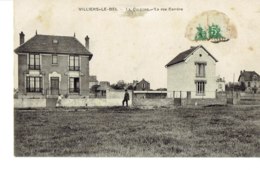 Cpa Villiers Le Bel ,la Garenne La Rue Carrère. - Villiers Le Bel