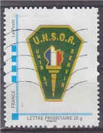 = MonTimbraMoi U.N.S.O.R. Unir Et Servir Lettre Prioritaire 20g Cadre MonTimbaMoi Oblitéré, - Otros & Sin Clasificación