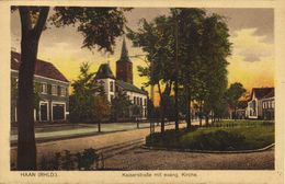 HAAN, Rhld., Kaiserstrasse Mit Evang. Kirche (1920s) AK - Haan
