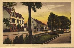 HAAN, Rhld., Kaiserstrasse Mit Postamt, Post Office (1920s) AK - Haan