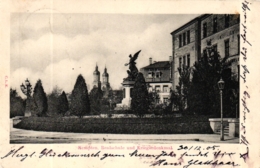 Kempten, Realschule Und Kriegerdenkmal, 1905 - Kempten