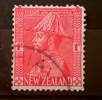 FRANCOBOLLI STAMPS NUOVA ZELANDA NEW ZELAND 1926 RE GIORGIO VI IN UNIFORME KING GIORGIO VI UNIFORM CON ANNULLO - Oblitérés