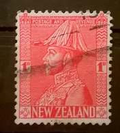 FRANCOBOLLI STAMPS NUOVA ZELANDA NEW ZELAND 1926 RE GIORGIO VI IN UNIFORME KING GIORGIO VI UNIFORM CON ANNULLO - Oblitérés