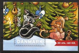 Vignettes De Noël Du Danemark 2018 Carnet De 30 - Variétés Et Curiosités