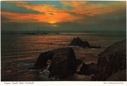 Sunset, Land's End - (Cornwall, England) - John Hinde - Land's End