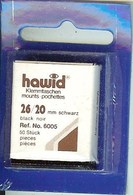 Hawid - Pochettes 26x20 Fond Noir - Postzegelhoes