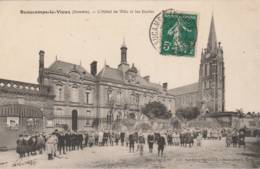 Beaucamps Le Vieux -l'hotel De Ville Et Les écoles - Scan Recto-verso - Other & Unclassified