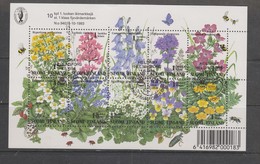 Yvert Bloc 13 Oblitéré Fleur Flower - Blocks & Sheetlets