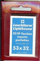 Leuchtturm - Pochettes 53x32 Fond Noir (réf. 73503) - Mounts