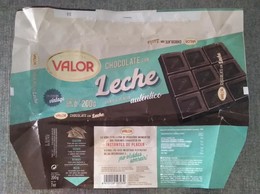 EMBALLAGE COMPLET PLAQUETTE CHOCOLAT VALOR COLECCION VINTAGE CHOCOLATE CON LECHE 200 G - Chocolat