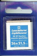Leuchtturm - Pochettes 26x21.5 Fond Noir (réf. 73303) - Bolsillos