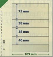 Paquet De 10 Feuilles Neutres Lindner T Réf. 802403  à Moins 50 % - Für Klemmbinder