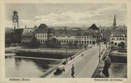 MÜHLHEIM, Ruhr, Schlossbrücke Mit Stadtbad (1910s) AK - Muelheim A. D. Ruhr