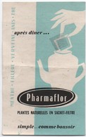 Santé -Hygiéne/Pharmacie/PHARMAFLOR/Tableau Des Pesées / Plantes Naturelles/ Vers 1960                           PARF162 - Other & Unclassified