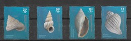 ARGENTINA 2008, ARGENTINA 2008, SHELLS, 4 VALUES SET SCOTT NUMBERS B193-B196 MNH - Nuevos