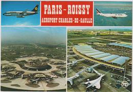95 Roissy En France  Paris-roissy  Les Aerogares 1 Et 2 A L'aeroport Charles De Gaulle - Roissy En France