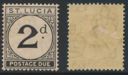 ST LUCIA, 1933 2d Postage Due Very Fine MM, SGD4, Cat £24 - Ste Lucie (...-1978)