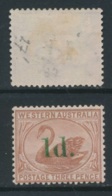 WESTERN AUSTRALIA,1885 1d On 3d (wmk Crown CC) Fine MM,SG91,cat £90 - Gebruikt