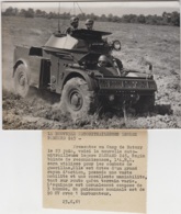 Photographie - Armée Française - Véhicule Blindé Mitrailleuse Panhard  - Camp Militaire De Satory - 1961 - Fotografie