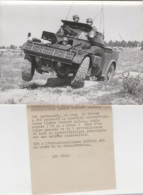 Photographie - Armée Française - Véhicule Blindé Mitrailleuse AML Panhard  - Camp Militaire De Satory - 1961 - Fotografie