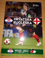 Hrvatska - Engleska Sluzbeni Program, Croatia - England Official Match Program 12.10.2018 - Libros