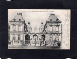 81170    Francia,  Lyon,   Facade De L"Hotel De Ville,  Cote Est,  VG  1902 - Lyon 8