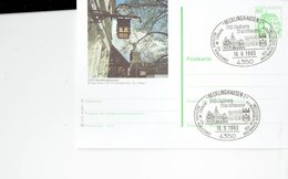 GERMANY 1983 -RECKLINGHAUSEN - POSTKARTE - 75 JAHRE RATHAUS 1908-1983 OBLITER. O,50 DM STAMP 18.9.1983- DEUTSC. RENAISSA - Recklinghausen