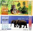 Commercial BANK Of BENGAL 100 RUPEES 2014 POLYMER TIGRE ELEPHANT NEUF UNC - Other - Oceania