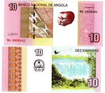 Angola Geldschein 10 Kwanzas 10/ 2012 ( 2017 ) Neu Nouveau Luena Neu Unc - Angola