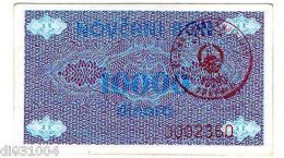 Bosnie BOSNIA NOTGELD 10000 DINARA ND ( 1992 ) NOVCANI BON ISSUE P52 BON ETAT - Other - Europe