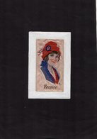 CPA 2367 - Carte Brodée Patriotique - France - Révolution Française - Femme Avec Un Bonnet Phrygien - Embroidered