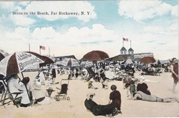 Scene On The Beach, Far Rockaway, N.Y. - Long Island