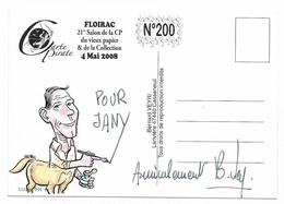 Illustrateur Bernard Veyri Caricature Et Dedicace Salon De Floirac Chaval - Veyri, Bernard