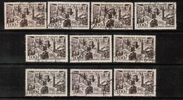 FRANCE   Scott # C 23 USED WHOLESALE LOT OF 10 (WH-246) - Vrac (max 999 Timbres)