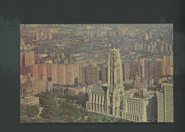 CPSM - USA - NEW YORK - THE RIVERSIDE CHURCH AND GRANT'S TOMB - Panoramic Views