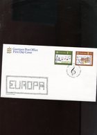 1985 Europa CEPT GUERNSEY FDC Music Instruments - 1985