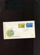 1962 Europa CEPT NETHERLANDS FDC Tree Leaves Joint Issue - 1962