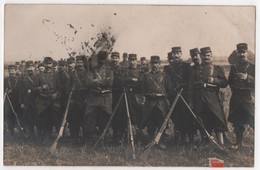 Carte Photo 21 DIJON Militaria Régiment N° 27 Infanterie - Photographe Ferrary Soldat Moreau Saint Germain Les Senailly - Dijon