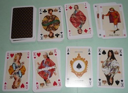 Rare Jeu De 54 Cartes "Histoire De France", Rois Et Reines, PIATNIK Austria Vienna Autriche, Roi Reine - 54 Cards
