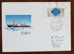 RUSSIE-URSS Theme Polaire. Une Valeur Non Dentelé Sur Lettre Avec Cachet - Arctic Expeditions