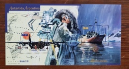 ARGENTINE  Theme Polaire. ANTARTIDA ARGENTINA Bloc Emis En 1995 ** MNH - Explorateurs & Célébrités Polaires