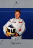 LES 24 HEURES DU MANS , NICK HEIDFELD  , Autographe  Pilote Sur MERCEDES BENZ En 1999  SPORTS PROTOTYPES - Le Mans