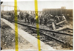 55 MEUSE VIGNEULLES GARE CHEMIN DE FER  PHOTO ALLEMANDE MILITARIA 1914 1918 WW1 WK1 - Vigneulles Les Hattonchatel