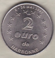 2 Euro De Narbonne Mai 1997 – Palais Des Archevêques Et Cathédrale - Euros Des Villes
