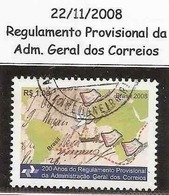 LSJP BRAZIL 200 YEARS OF MAIL REGULATION 2008 - Gebraucht