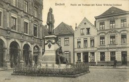 BOCHOLT, Partie Am Rathaus Mit Kaiser Wilhelm Denkmal (1910s) AK - Bocholt